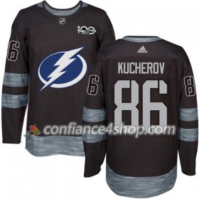 Adidas Maillot de Hockey Tampa Bay Lightning Nikita Kucherov 86 1917-2017 100th Anniversary Noir Authentic - Homme